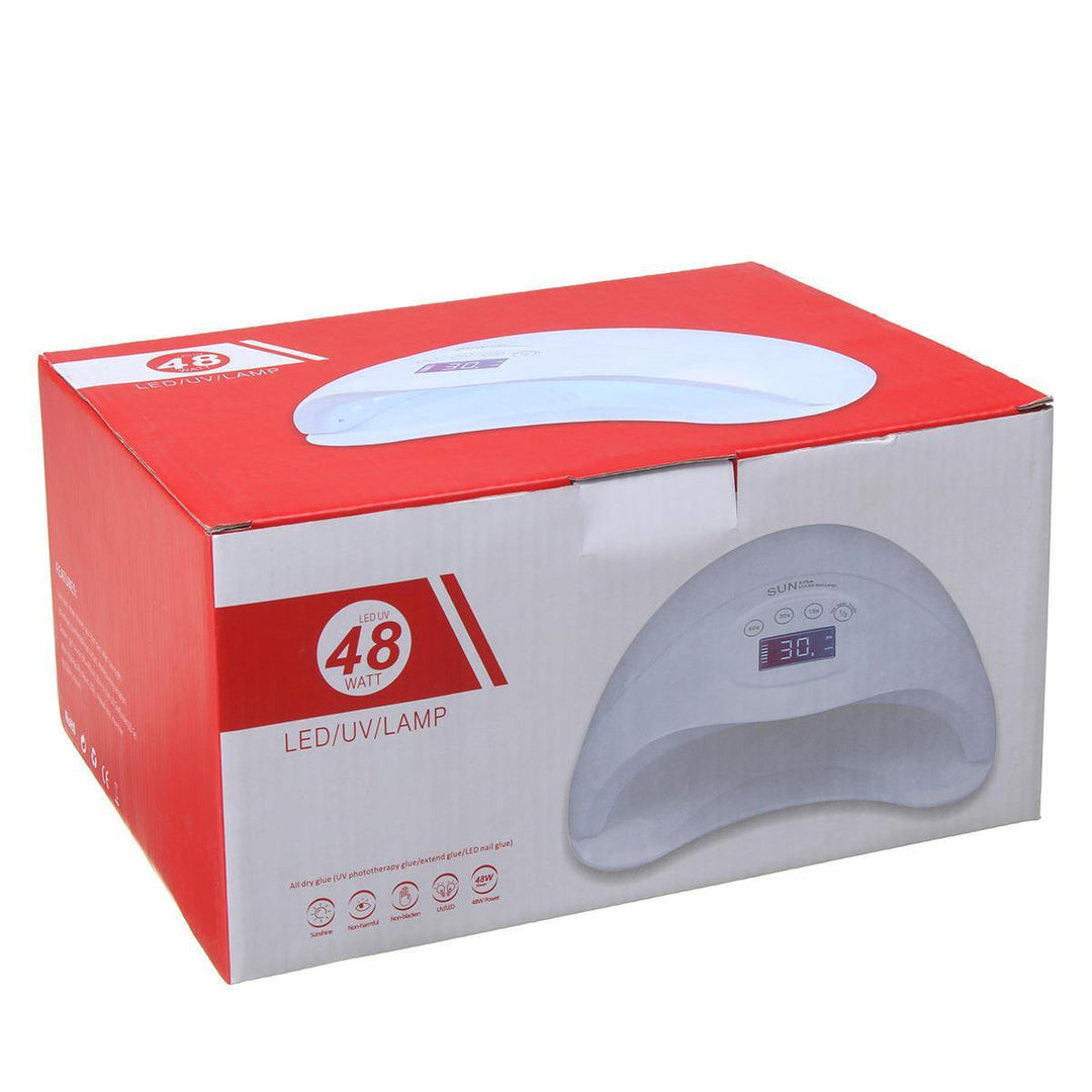 48W 28 Led Professional LED UV Nail Art Light Gel Polish Machine Dryer Lamp - MRSLM