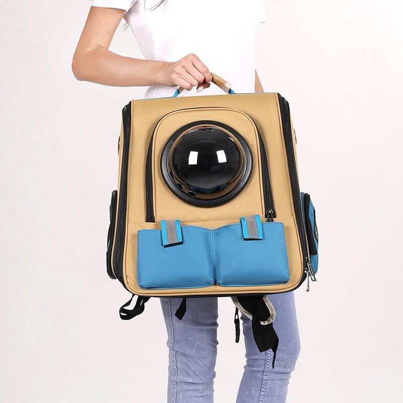 Breathable Pet Bag Car Cat And Dog Bag Shoulder Pet Backpack - MRSLM