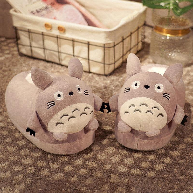 Cute plush home slippers, view 12 - MRSLM