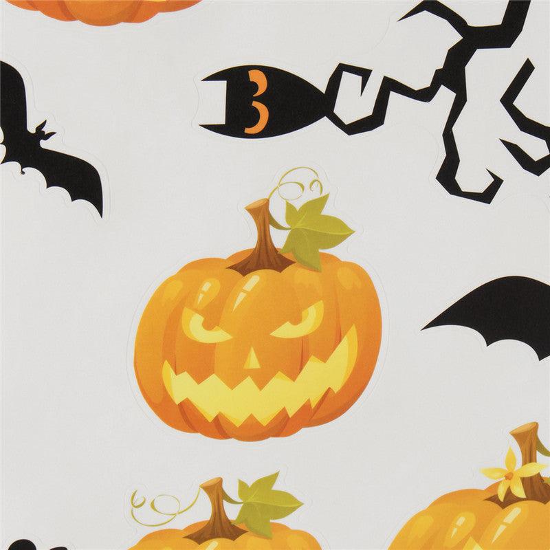 Halloween Decoration Art Paper Stick Home Pumpkin Castle Moon - MRSLM