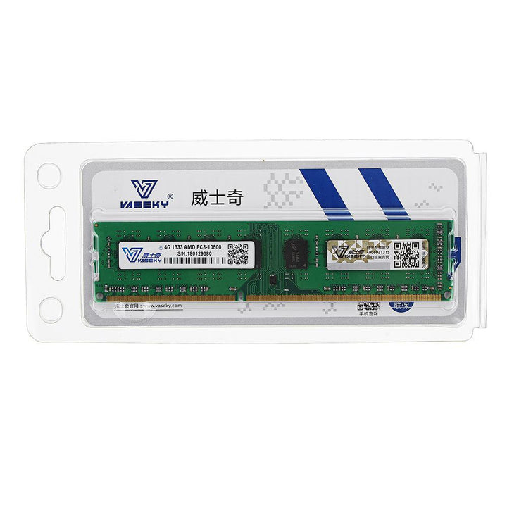 VASEKY DDR3 8G1600Hz 4G1333Hz Desktop Computer Memory for AMD CPU - MRSLM