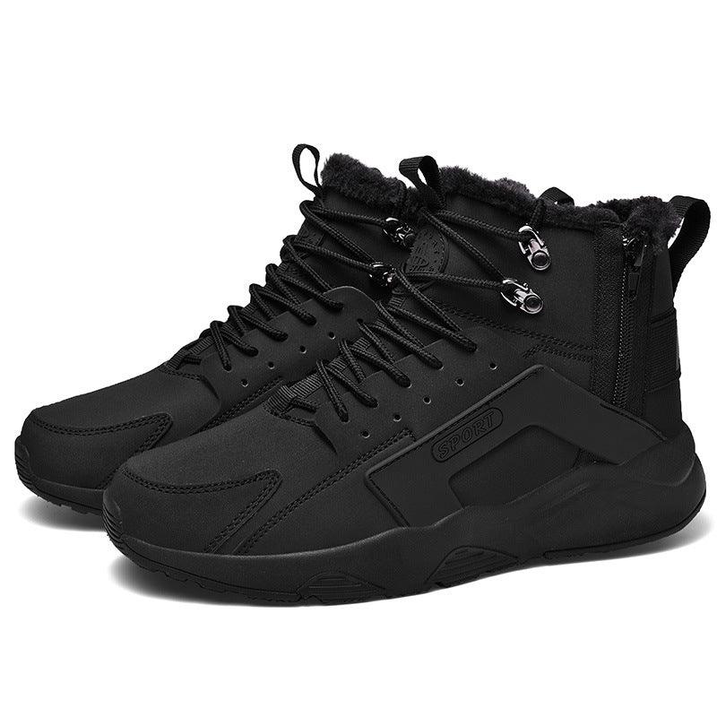 Men's side zipper winter shoes, view 5 - MRSLM