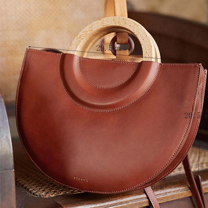 Wooden handle fan bag - MRSLM