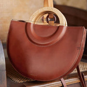 wooden handle fan bag, view 6 - MRSLM
