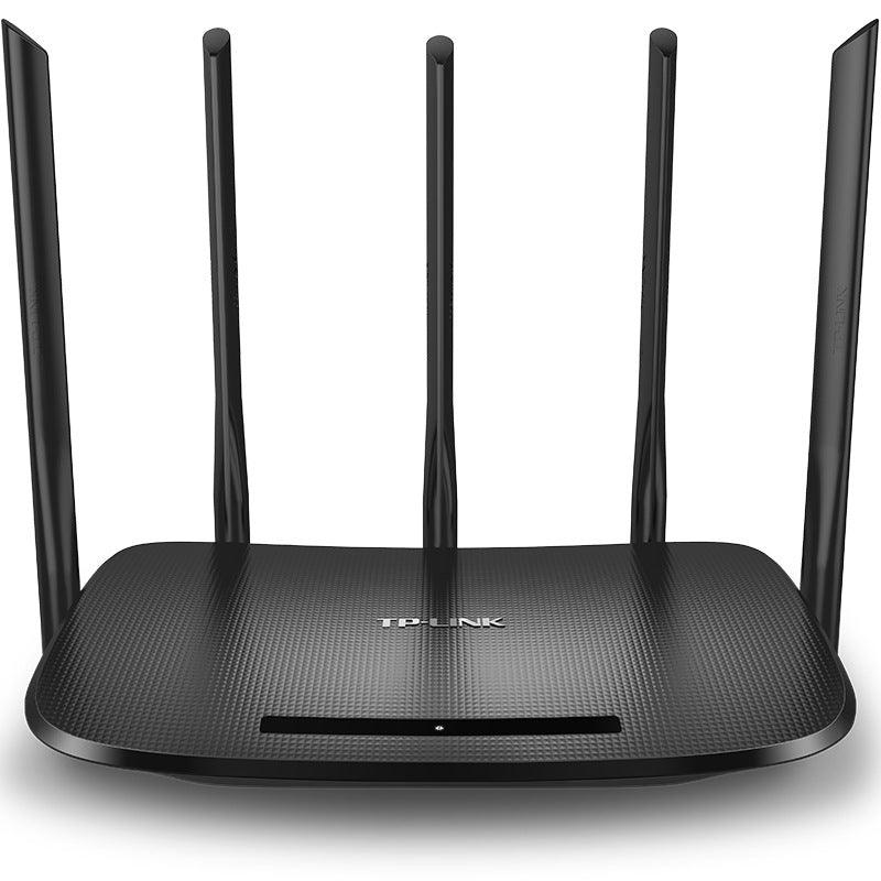 Wireless router dual-band Gigabit high-speed fiber broadband (Black) - MRSLM