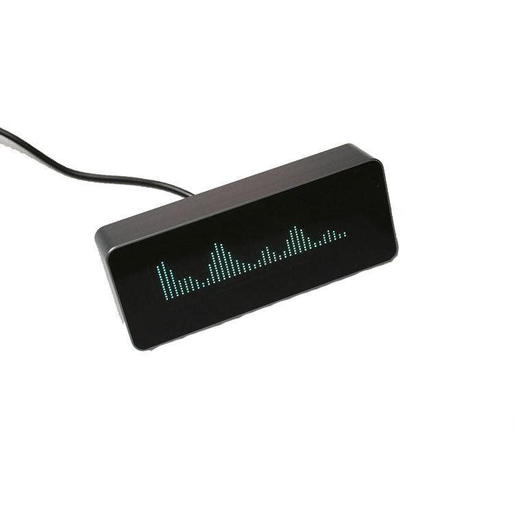 LINK1 AK7115 VFD Music Audio Spectrum Indicator VU Meter Precision Clock Adjustable AGC Mode with Remote Control - MRSLM