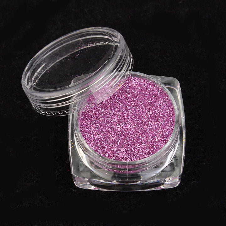 6 Colors Glitter Rainbow Nail Art Powder Shiny Magic Decoration Dust Pigment - MRSLM