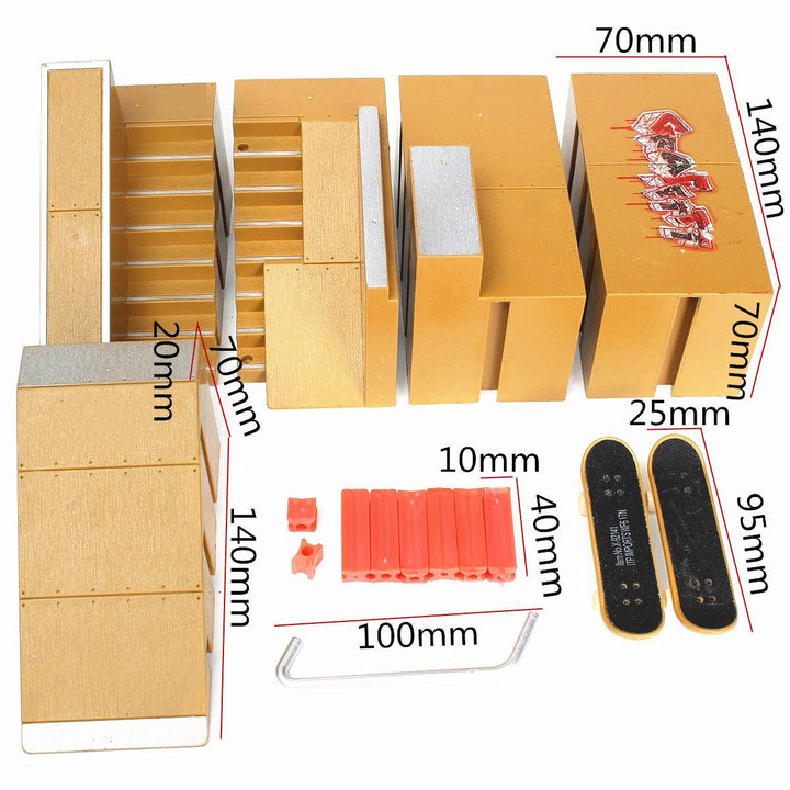 Skate Park Ramp Parts for Tech Deck Finger Board Finger Board Ultimate Parks 91C - MRSLM
