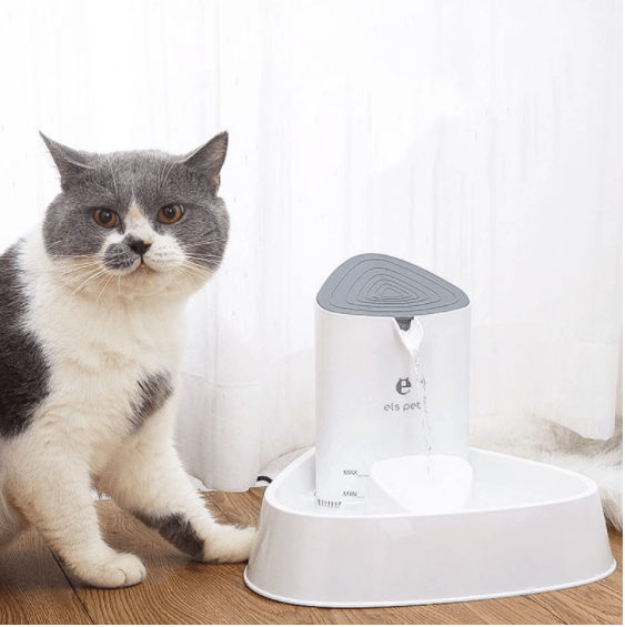 1.5L Automatic Circulating Pet Cat Water Fountain Feeding Machine with 4 Layer Filter - MRSLM