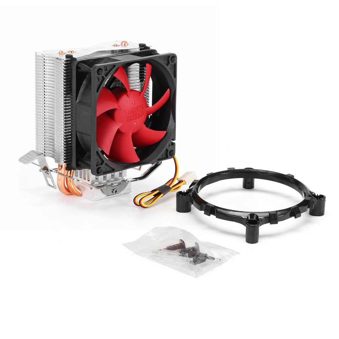 PCCOOLER 80mm 3 Pin DC 12V CPU Cooling Fan Hydraumatic Cooler Heatsink for Intel AMD - MRSLM