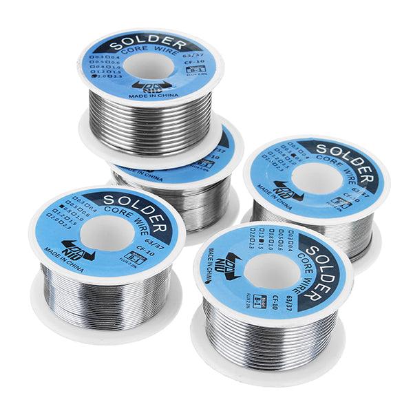 DANIU 100g 63/37 Tin Lead Rosin Core 0.5-2mm 2% Flux Reel Welding Line Solder Wire - MRSLM
