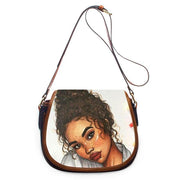 printed PU shell messenger bag, view 23 - MRSLM