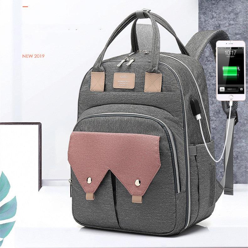 Multifunctional Large-capacity Mother And Baby Bag Fashion Treasure Mother Portable - MRSLM