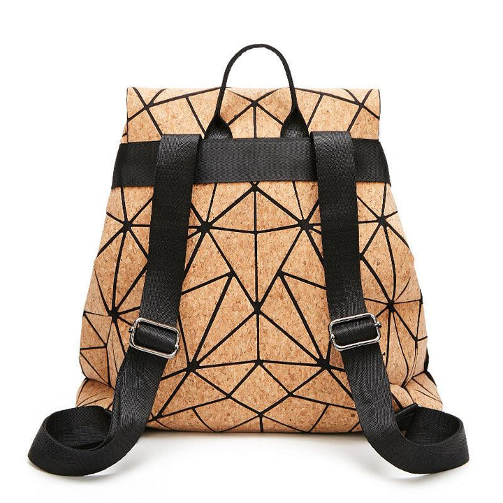 KAOGE Original Natural Cork Backpack Women Fashion Wooden Vegan Bag Female Backpacks Travel Bagpack Girl School Bag - MRSLM