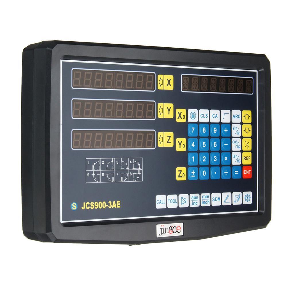 2/3 Axis Grating CNC Milling Digital Readout Display / 50-1000mm Electronic Linear Scale Lathe Tool - MRSLM