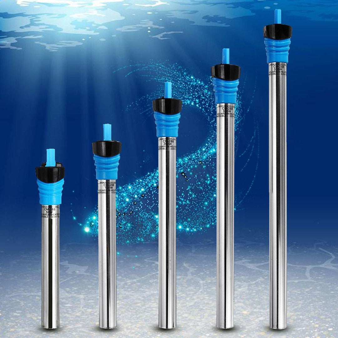 50/100/200/300/500W Aquarium Fish Tank Submersible Water Heater Heating Rods - MRSLM