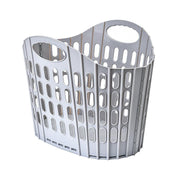 folding plastic laundry basket, view 2 - MRSLM