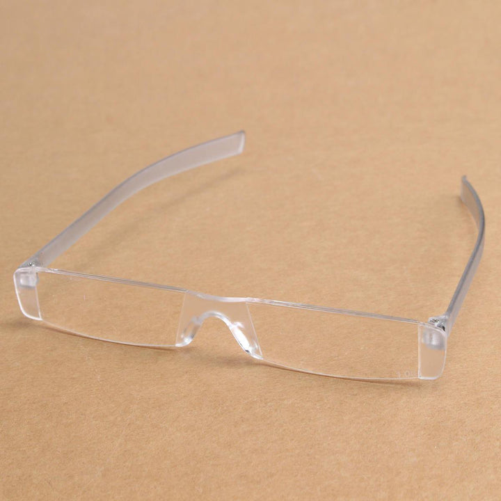 Elder Rimless Frameless Reading Glasses Presbyopic Eyewear Fatigue Relief Strength 1 1.5 2 2.5 - MRSLM