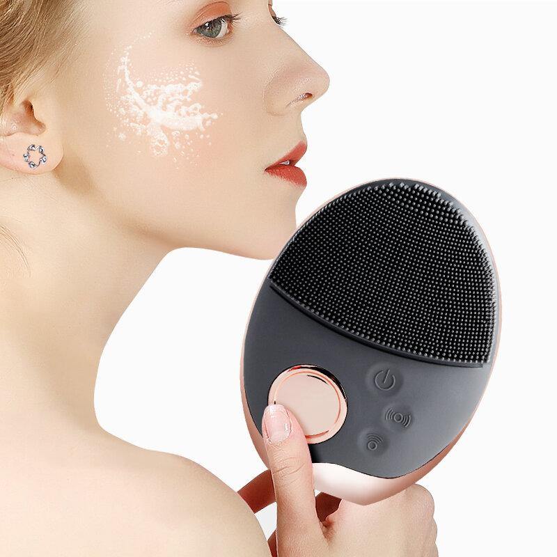 Electric Facial Cleansing Brush Wash Face Cleaning Beauty Machine Pore Cleaner Acne Remover Cleansing Massage Face Skin Beauty Massager - MRSLM