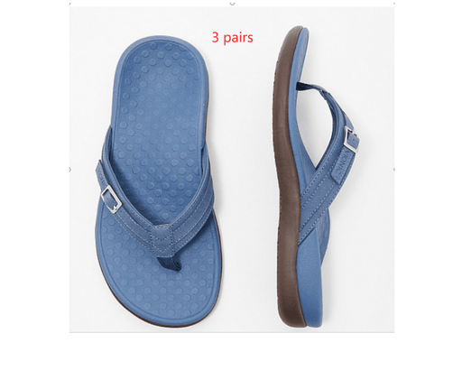 Women's flat casual flip-flop sandals, view 5 - MRSLM