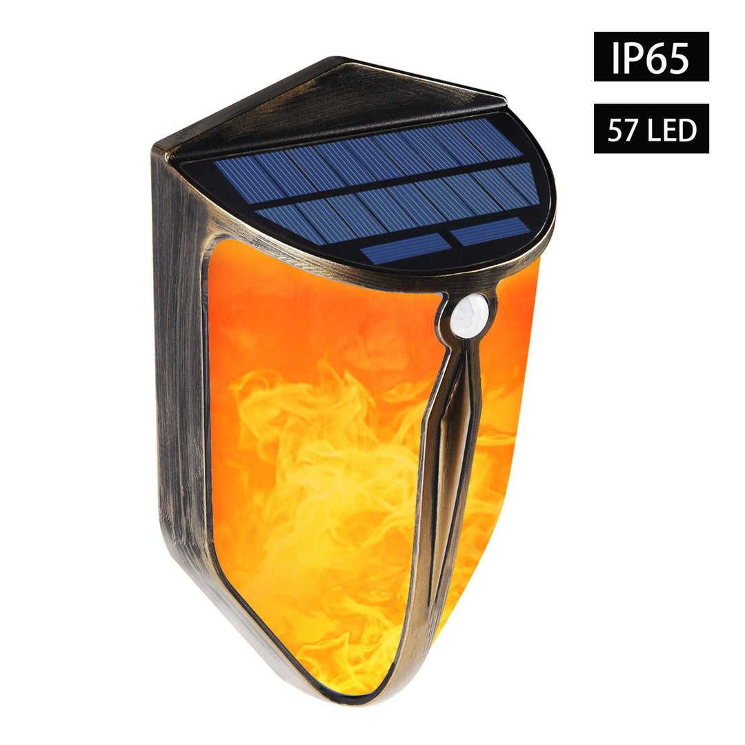 Waterproof Garden Security Lighting Solar LED Wall Lamp with Human Motion Sensor - MRSLM