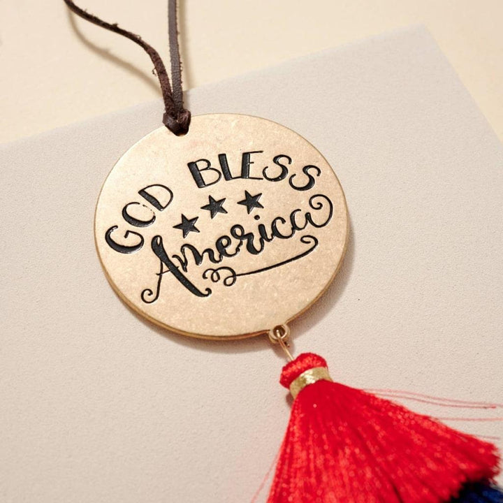 God Bless America Car Charm - MRSLM