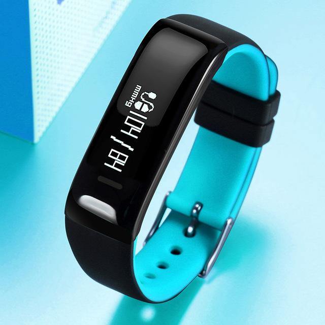 0.86inch OLED P1 Heart Rate Blood Pressure Monitor Waterproof bluetooth Smart Watch For iphone X 8/8 - MRSLM