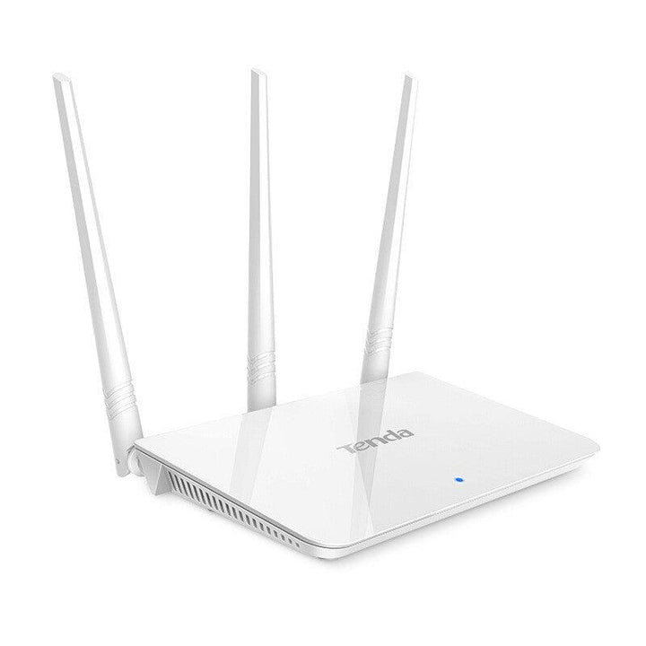 Tengda F3 wireless router home wall King broadband high-speed stable optical fiber WiFi signal amplifier routing (White) - MRSLM
