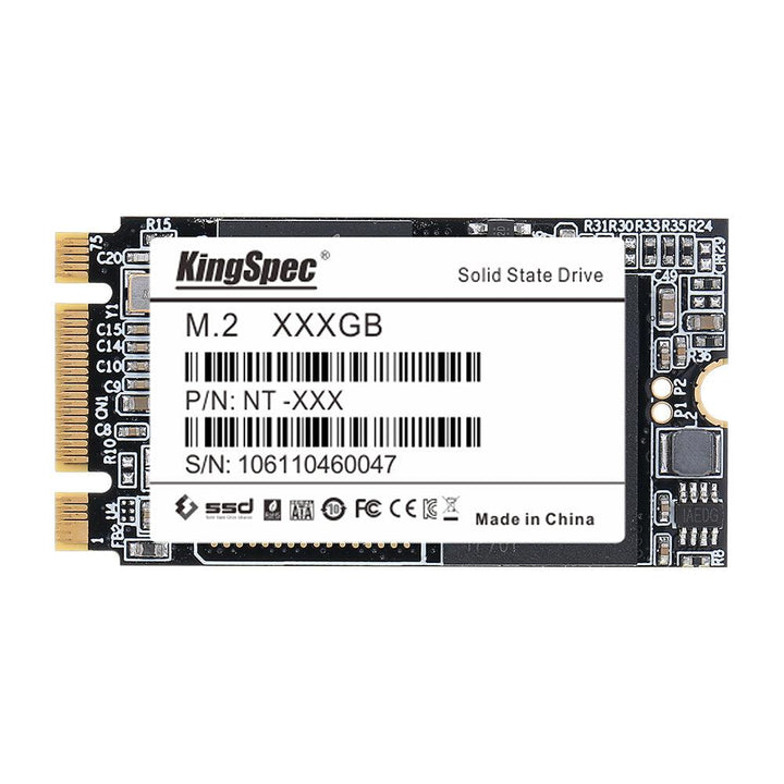 Kingspec M.2 NGFF 2242 SATA SSD TLC Internal Solid State Drive Internal Hard Disk 64/128/256GB - MRSLM