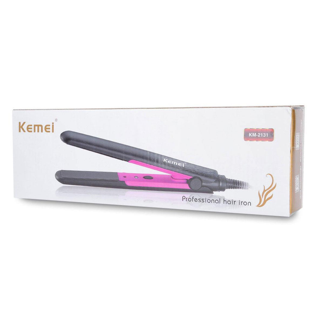KEMEI Hair Straightener Styling Flat Ceramic Tourmaline Plate Perm Hairdress Tools - MRSLM