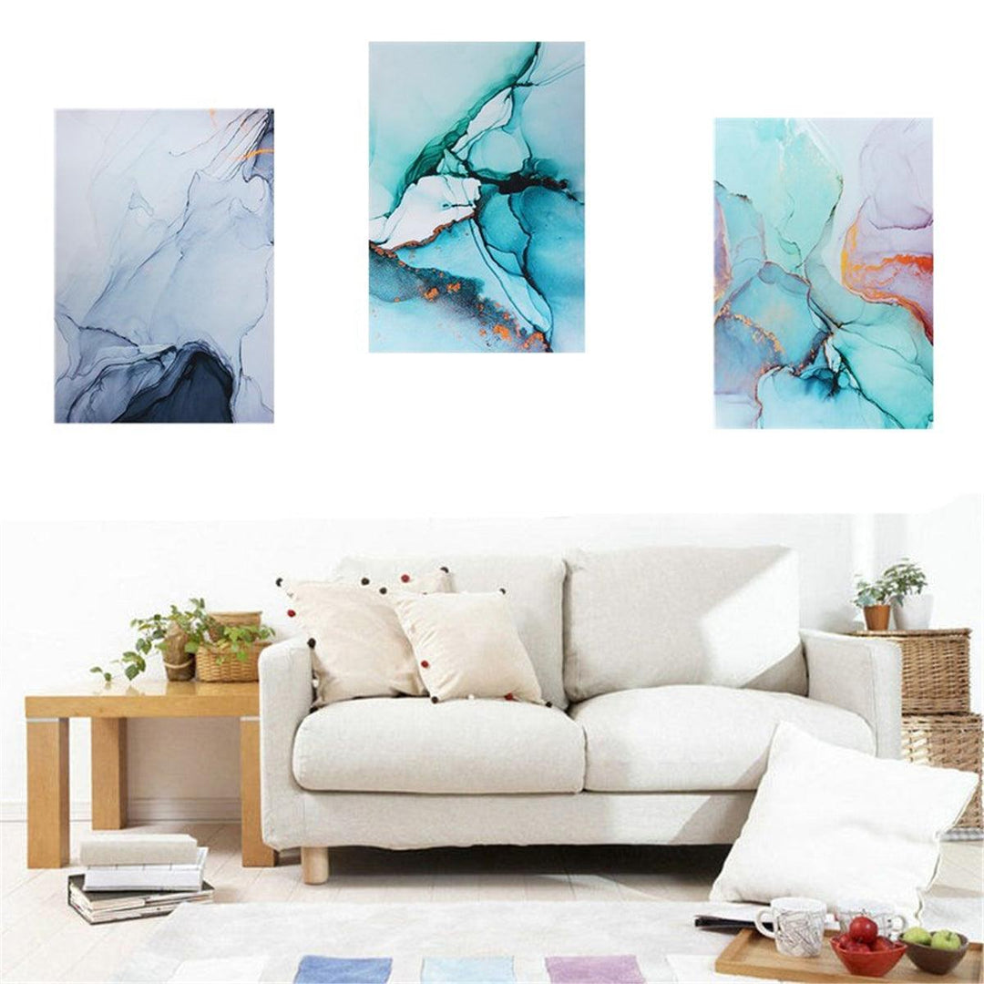 Marble Canvas Painting Wall Decorative Print Art Picture Unframed Wall Hanging Home Office Decorations - MRSLM