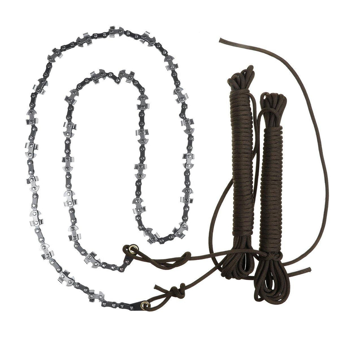 48 Inch High Reach Tree Hand Rope Chain Saw Blades on Both Side Saw Chain - MRSLM