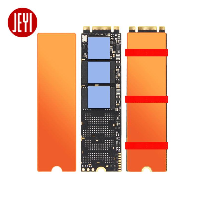 JEYI M.2 NEMe SSD Heatsink Pure Copper Heat Sink NGFF cooling PWM adjustable speed - MRSLM