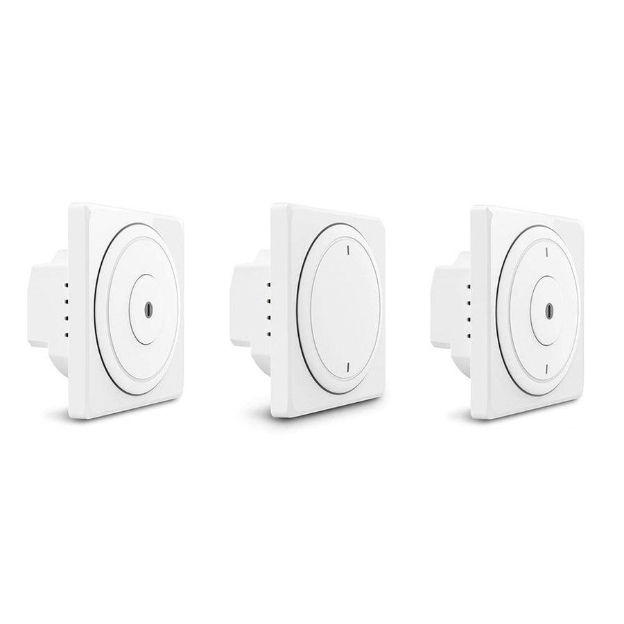 EU WiFi Switch with Physical Button Smart Home Automation Wall Light Switch 1/2/3 Gang Work with Alexa Google Home - MRSLM