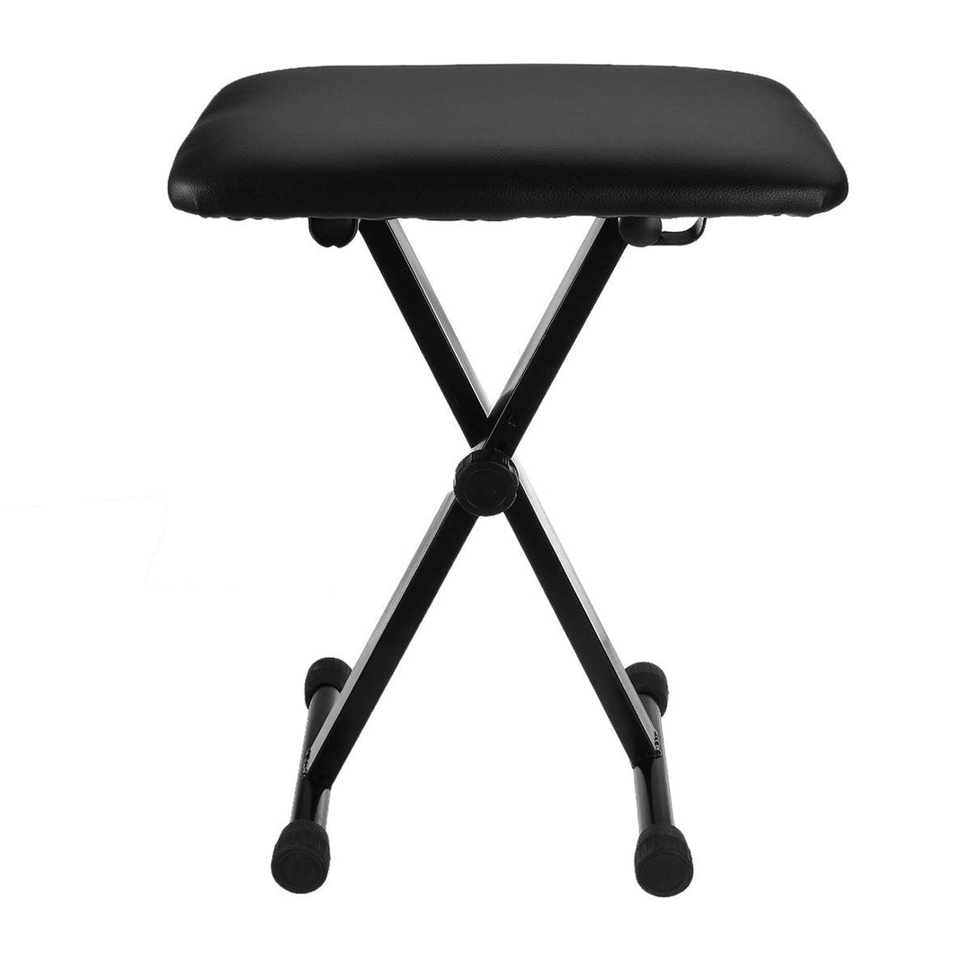 Piano Stool Portable Adjustable 3 Way Keyboard Folding Seat Bench Chair Cushion - MRSLM