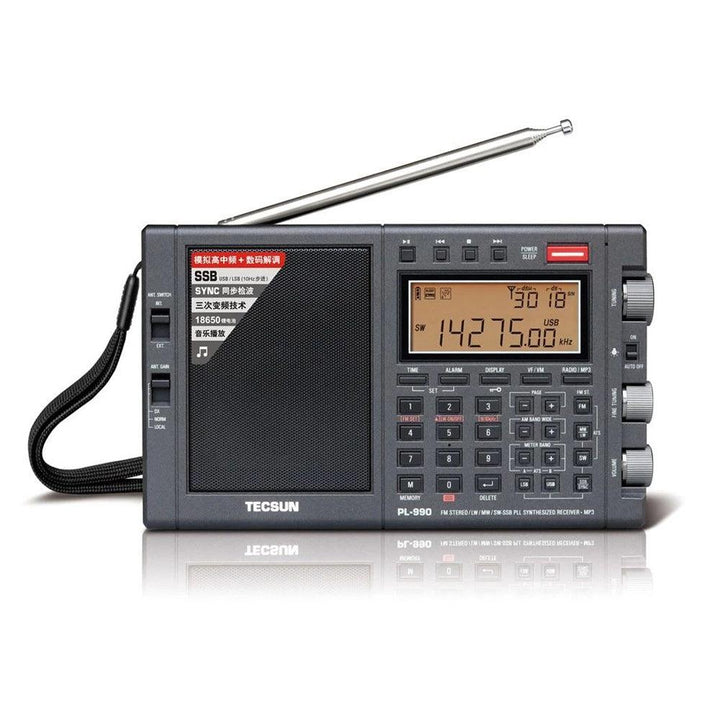 TECSUN PL-990 FM LW MW SW SSB Radio DSP Digital Stereo Computer Speaker Misic Player - MRSLM