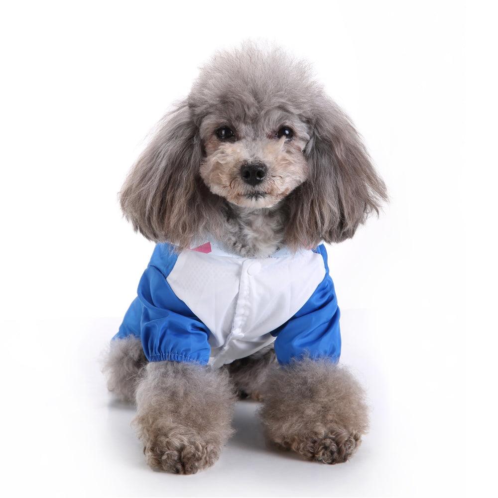 Dog Raincoat Rainsuit Waterproof Dog Puppy Jacket Coat Pet Rainwear Clothes for Small Dog - MRSLM
