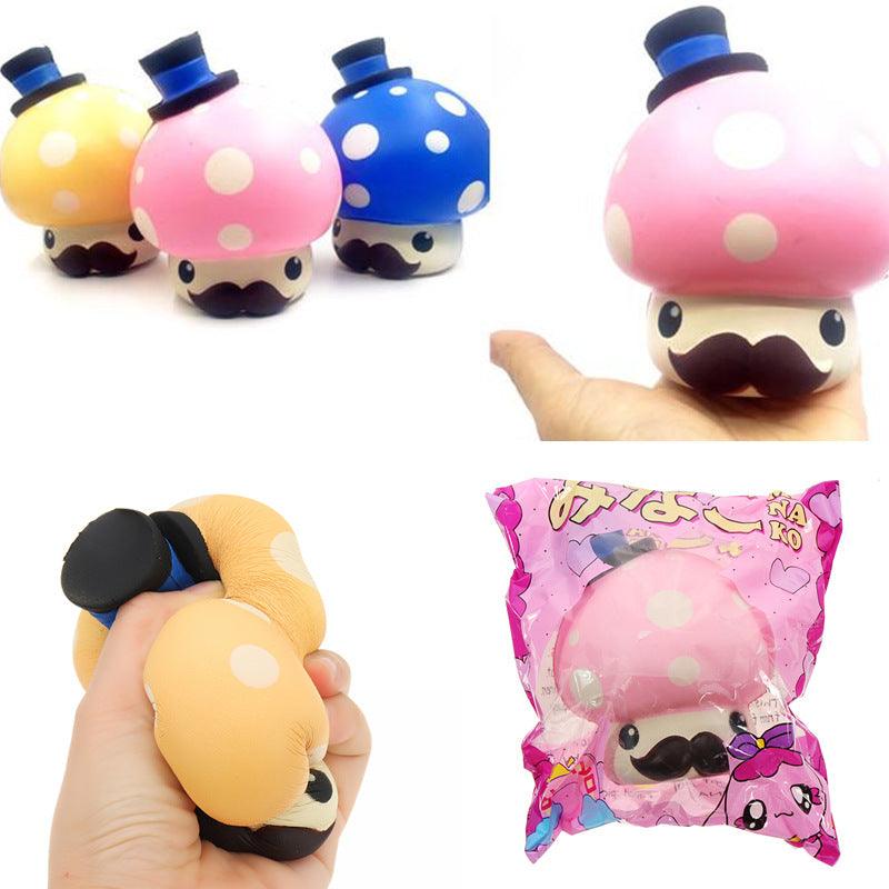Mushroom Doll Squishy 13*10.5cm Slow Rising With Packaging Collection Gift Soft Toy - MRSLM