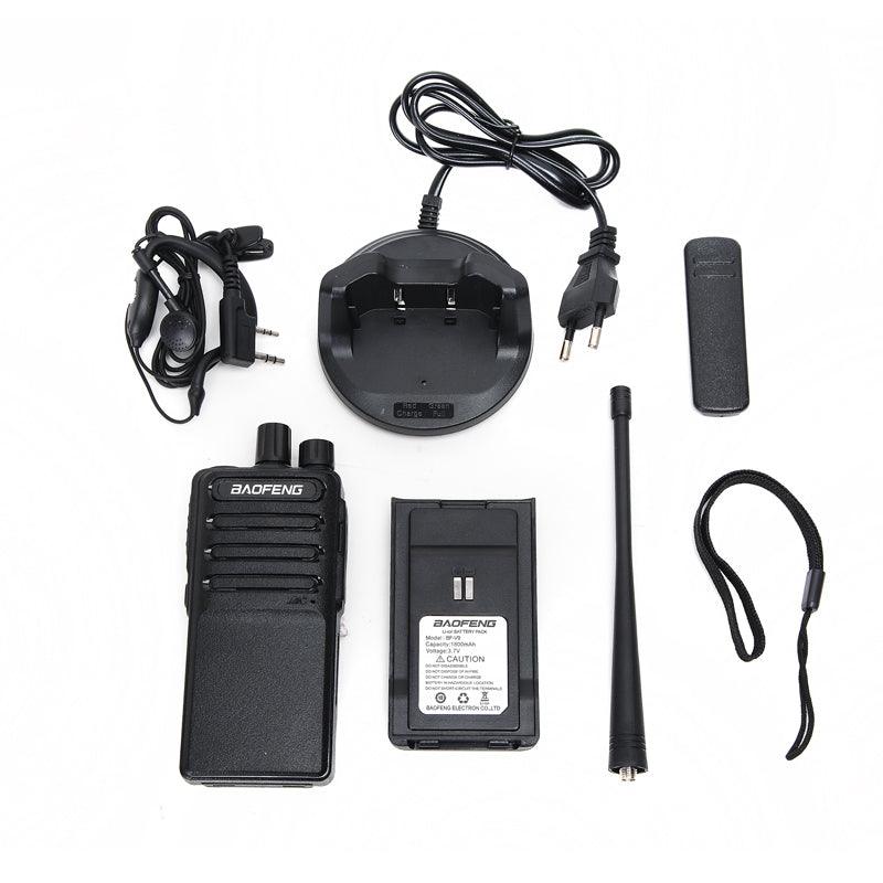 2pcs Baofeng BF-V9 Mini Walkie Talkie USB Fast Charge 5W UHF 400-470MHz Ham CB Portable Two Way Radio - MRSLM