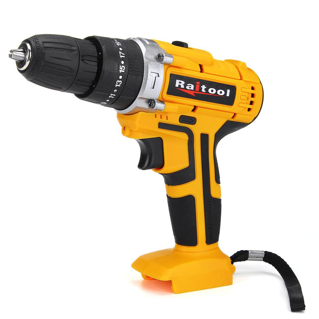 Raitool 48VF Cordless Electric Impact Drill Rechargeable 3/8 inch Drill Screwdriver W/ 1 or 2 Li-ion Battery - MRSLM