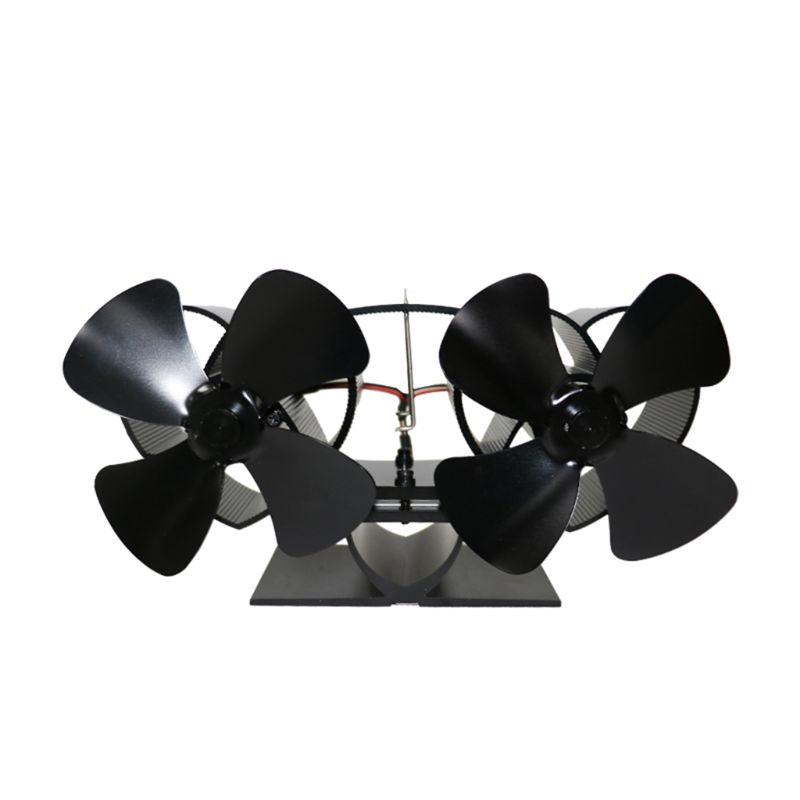 YL301 8 Blades Fireplace Fan Stove Fan Heated Fan Heat Powered Eco Fan - MRSLM