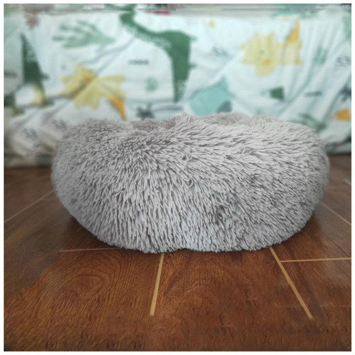 40-100cm Pet Supplies Kennel Round Plush Pet Nest Padded Soft Warm For Cat Bed Mat Pad - MRSLM