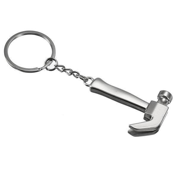 Creative Mini Tool Model Claw Hammer Key Chain Ring - MRSLM