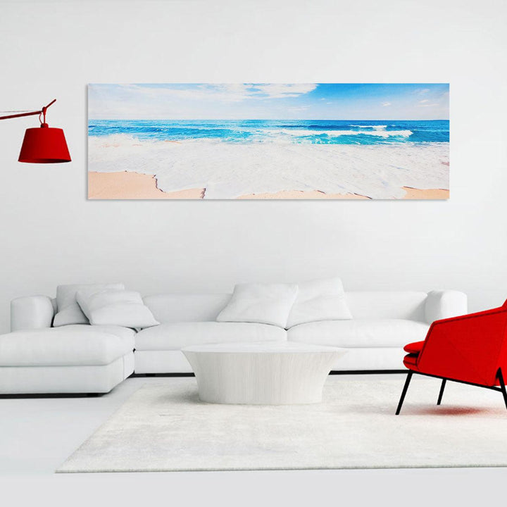 Canvas Painting Beach Sand Art Prints Hanging Picture Living Room Home Wall Art Decoration no Frame - MRSLM
