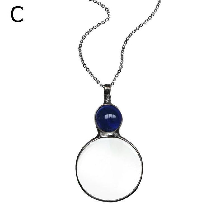 New Mother's Day Magnifying Glass Pendant Necklace - MRSLM