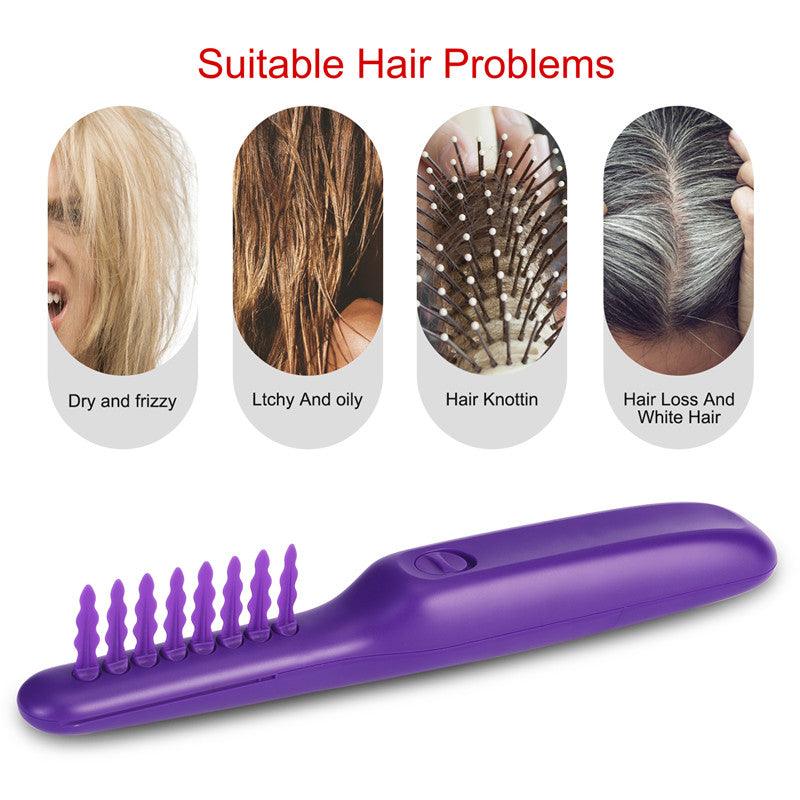Electric Detangling Hair Brush Comb Tangled 2 Smooth Detangler Wet&Dry Hair (#1) - MRSLM