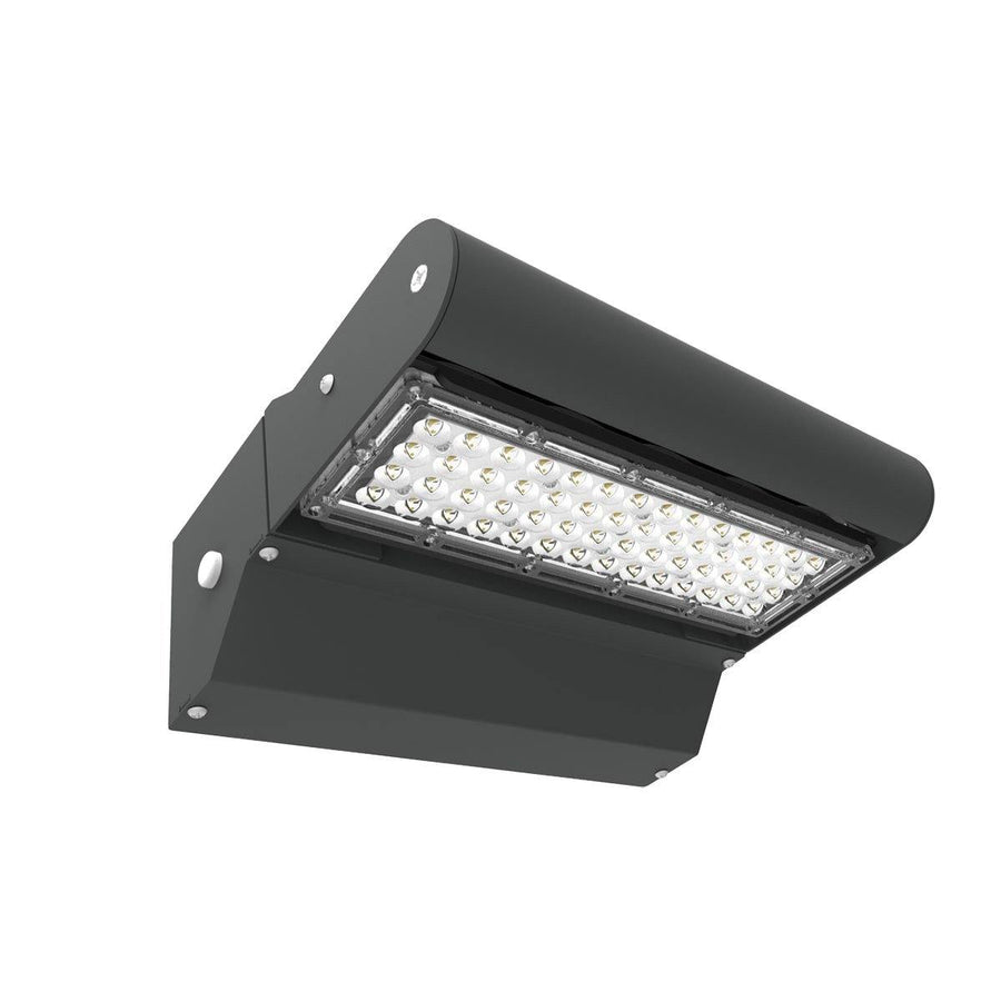 LOD-MSL-WP40W-50K - ASSEMBLED IN USA SERIES 40W LED WALL PACK, 5000K, 5,418LM, 144.97LM/W, 120-277VAC, PHOTOCELL INCLUDED, IP65, CRI 72.6, BEAM ANGLE 70/135 DEGREES, ETL & DLC PREMIUM LISTED - MRSLM