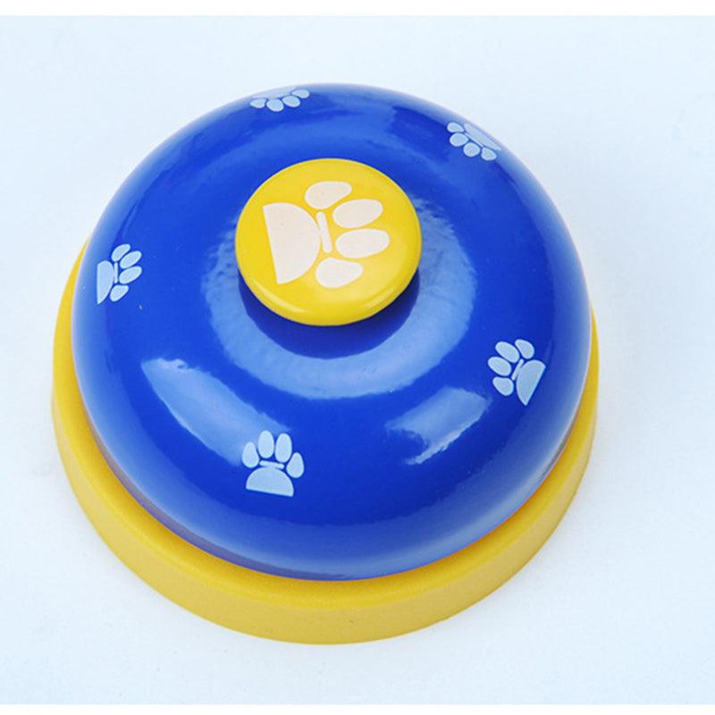 Pet Press Jingle Dog Cat Trainer Pet Intelligence Toy Footprints Press Bells Dog Paw Prints Ringer - MRSLM