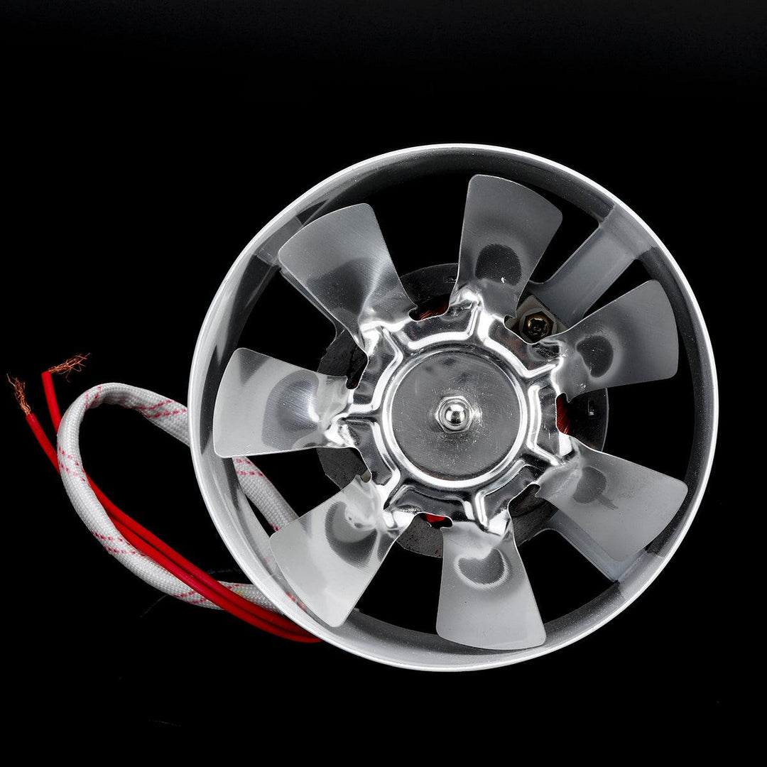 4Inch 100mm Inline Duct Fan Booster 25W Exhaust Blower Air Cooling Vent 140m3/h Ventilation Fan - MRSLM