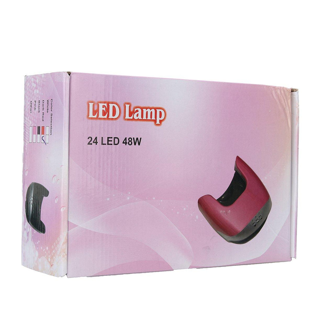 UV Gel Polish LED Nail Lamp Nail Dryer Curing Light with Bottom 30s/60s/90s Timer LCD Display 48W - MRSLM